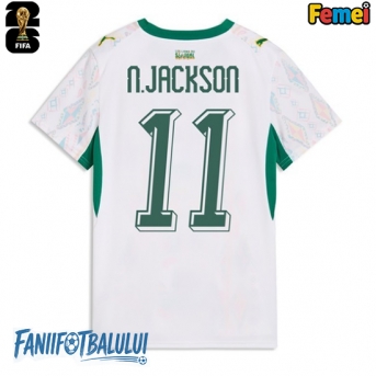 Senegal Nicolas Jackson #11 Echipament de Fotbal Replică Mondial 2026 Femei Acasa